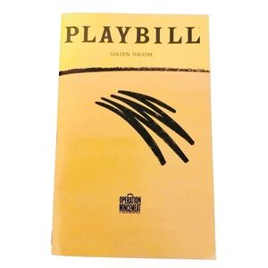 Operation Mincemeat Broadway Playbill 10/2025 Jak Malone Natasha Hodgson NEW